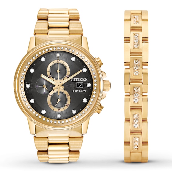 Previously Owned Citizen Men's Watch Boxed Set Nighthawk Chronograph FB3002-61E