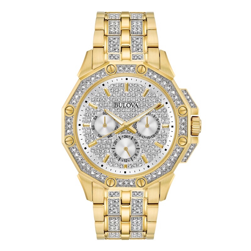 Main Image 1 of Previously Owned Bulova Men's Watch Crystals Collection 98C126