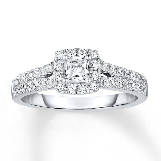 Previously Owned Diamond Engagement Ring 1 Carat tw 14K White Gold