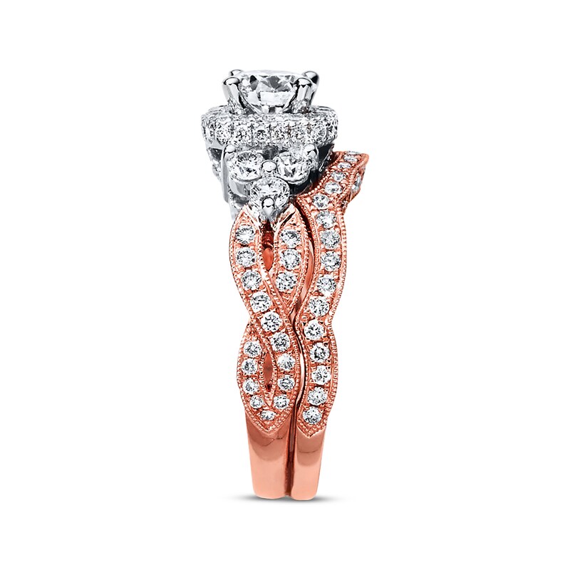 Main Image 2 of Previously Owned Neil Lane Bridal Set 2 ct tw Diamonds 14K Two-Tone Gold Size 5