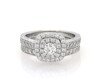 Thumbnail Image 1 of Previously Owned Neil Lane Round-Cut Diamond Bridal Set 1-1/8 ct tw 14K White Gold Size 5.5