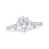 Thumbnail Image 1 of Previously Owned Lab-Grown Diamonds Diamond Oval-Cut Engagement Ring 2 ct tw 14K White Gold