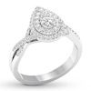 Thumbnail Image 4 of Previously Owned Diamond Engagement Ring 3/8 ct tw Round-cut 10K White Gold