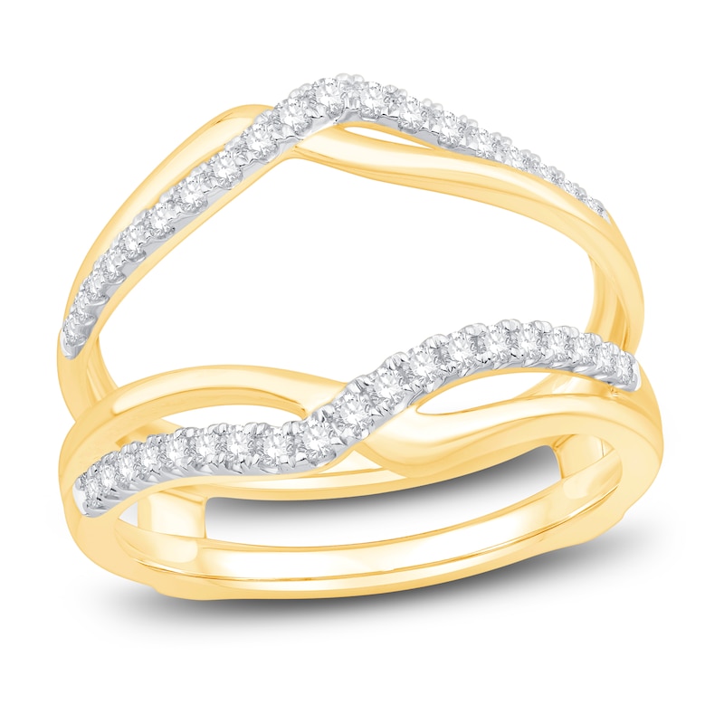 Main Image 1 of Previously Owned Diamond Enhancer Ring 1/3 ct tw Round-cut 14K Yellow gold