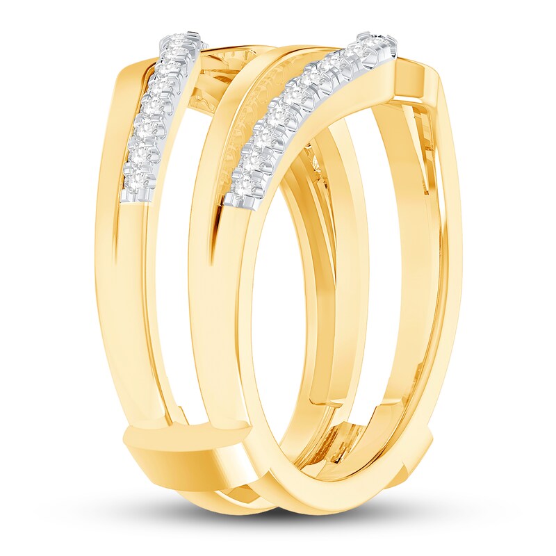 Main Image 2 of Previously Owned Diamond Enhancer Ring 1/3 ct tw Round-cut 14K Yellow gold