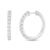 Thumbnail Image 1 of Previously Owned THE LEO Diamond Hoop Earrings 1 ct tw 14K White Gold