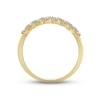 Thumbnail Image 3 of Previously Owned Diamond Anniversary Ring 1/5 ct tw Baguette & Round-cut 10K Yellow Gold