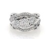 Thumbnail Image 1 of Previously Owned Round-Cut Diamond Three-Stone Bridal Set 1-1/5 ct tw 14K White Gold Size 5.5