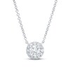 Thumbnail Image 1 of Previously Owned KAY Lab-Grown Diamonds Necklace 1/2 ct tw 14K White Gold 19&quot; (F/SI2)