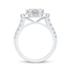 Thumbnail Image 3 of Previously Owned Lab-Grown Diamonds Multi-Diamond Center Engagement Ring 2-1/2 ct tw 14K White Gold
