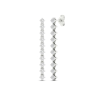 Previously Owned KAY Lab-Grown Diamonds Drop Earrings 1-1/4 ct tw 14K White Gold
