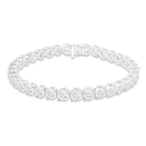 Previously Owned KAY Lab-Grown Diamonds Tennis Bracelet 7 ct tw 10K White Gold 7.25"