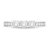 Thumbnail Image 3 of Previously Owned Three-stone Diamond Anniversary Ring 1/3 ct tw 10K White Gold