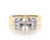 Thumbnail Image 1 of Previously Owned Diamond Engagement Ring Setting 5/8 ct tw 14K Two-Tone Gold Size 7