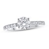 Thumbnail Image 1 of Previously Owned Lab-Grown Diamonds Round-Cut Engagement Ring 1-1/4 ct tw 14K White Gold