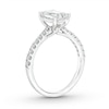 Thumbnail Image 2 of Previously Owned Lab-Grown Diamonds Emerald-Cut Engagement Ring 1-3/4 ct tw 14K White Gold