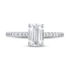 Thumbnail Image 3 of Previously Owned Lab-Grown Diamonds Emerald-Cut Engagement Ring 1-3/4 ct tw 14K White Gold