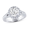 Thumbnail Image 0 of Previously Owned THE LEO Diamond Engagement Ring 1-7/8 ct tw Round-cut 14K White Gold