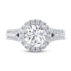 Thumbnail Image 1 of Previously Owned THE LEO Diamond Engagement Ring 1-7/8 ct tw Round-cut 14K White Gold