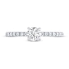 Thumbnail Image 3 of Previously Owned THE LEO Diamond Round-Cut Engagement Ring 3/4 ct tw 14K White Gold Size 8
