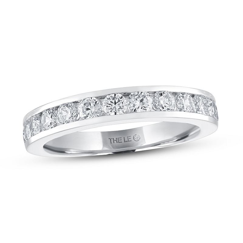 Main Image 1 of Previously Owned THE LEO Diamond Band 7/8 ct tw Round-cut 14K White Gold