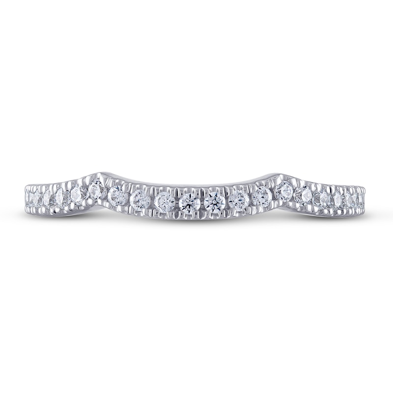 Main Image 3 of Previously Owned THE LEO Ideal Cut Diamond Wedding Band 1/5 ct tw 14K White Gold