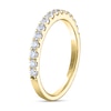 Thumbnail Image 2 of Previously Owned THE LEO Ideal Cut Diamond Anniversary Ring 1/2 ct tw 14K Yellow Gold Size 7