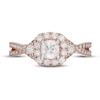 Thumbnail Image 3 of Previously Owned Neil Lane Diamond Engagement Ring 1-1/8 ct tw Cushion & Round-cut 14K Rose Gold