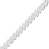 Thumbnail Image 2 of Previously Owned Diamond Marquise Link Bracelet 1/2 ct tw Round-cut Sterling Silver 7.25&quot;