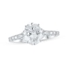Thumbnail Image 1 of Previously Owned Lab-Grown Diamonds Diamond Oval-Cut Engagement Ring 2 ct tw 14K White Gold