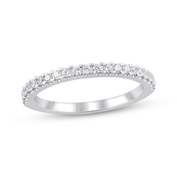 Previously Owned Lab-Grown Diamonds Anniversary Ring 1/4 ct tw 14K White Gold