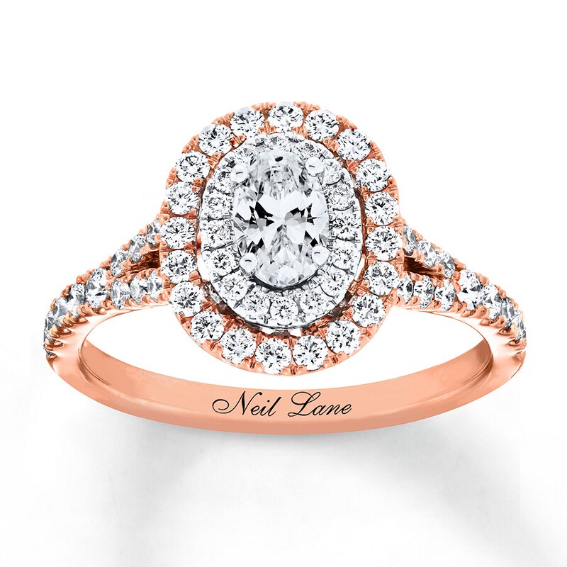 Main Image 1 of Previously Owned Neil Lane Engagement Ring 1 ct tw Diamonds 14K Two-Tone Gold