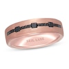 Thumbnail Image 1 of Previously Owned Neil Lane Men's Black Diamond Wedding Band 1/3 ct tw Square & Round 14K Rose Gold