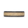 Thumbnail Image 3 of Previously Owned Neil Lane Men's Black Diamond Wedding Band 1/2 ct tw Round-Cut 14K Yellow Gold
