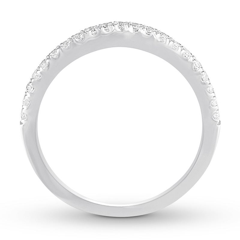 Main Image 2 of Previously Owned Ever Us Diamond Wedding Band 1/4 ct tw Round-cut 14K White Gold