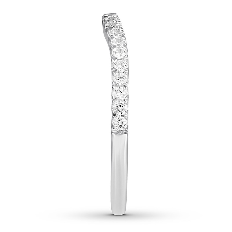 Main Image 3 of Previously Owned Ever Us Diamond Wedding Band 1/4 ct tw Round-cut 14K White Gold