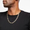 Thumbnail Image 2 of Previously Owned Figaro Chain Necklace Semi-Solid 10K Yellow Gold 22&quot;