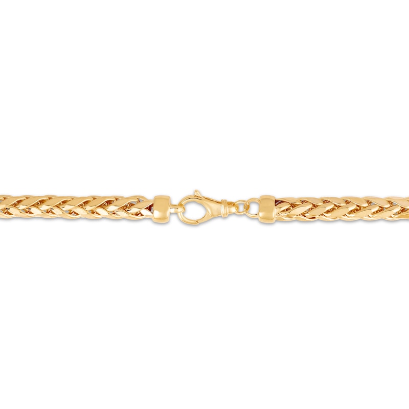 Main Image 3 of Previously Owned Wheat Chain Necklace Hollow 10K Yellow Gold 24&quot;