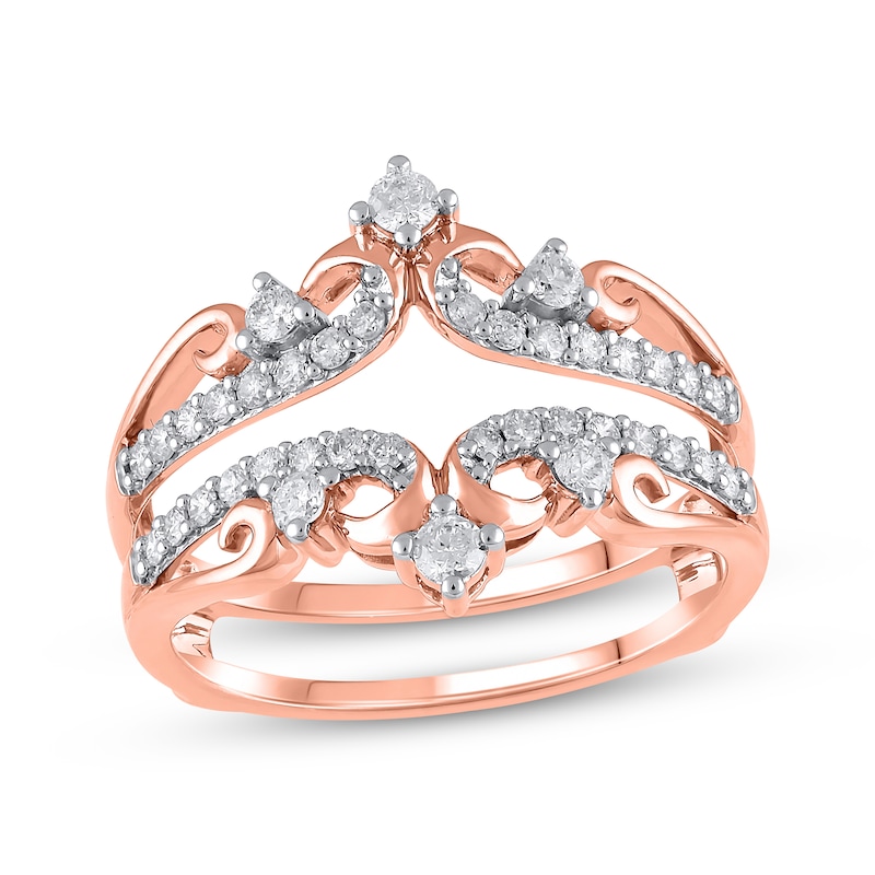 Main Image 1 of Previously Owned Diamond Enhancer Ring 1/2 ct tw Round-cut 14K Rose Gold