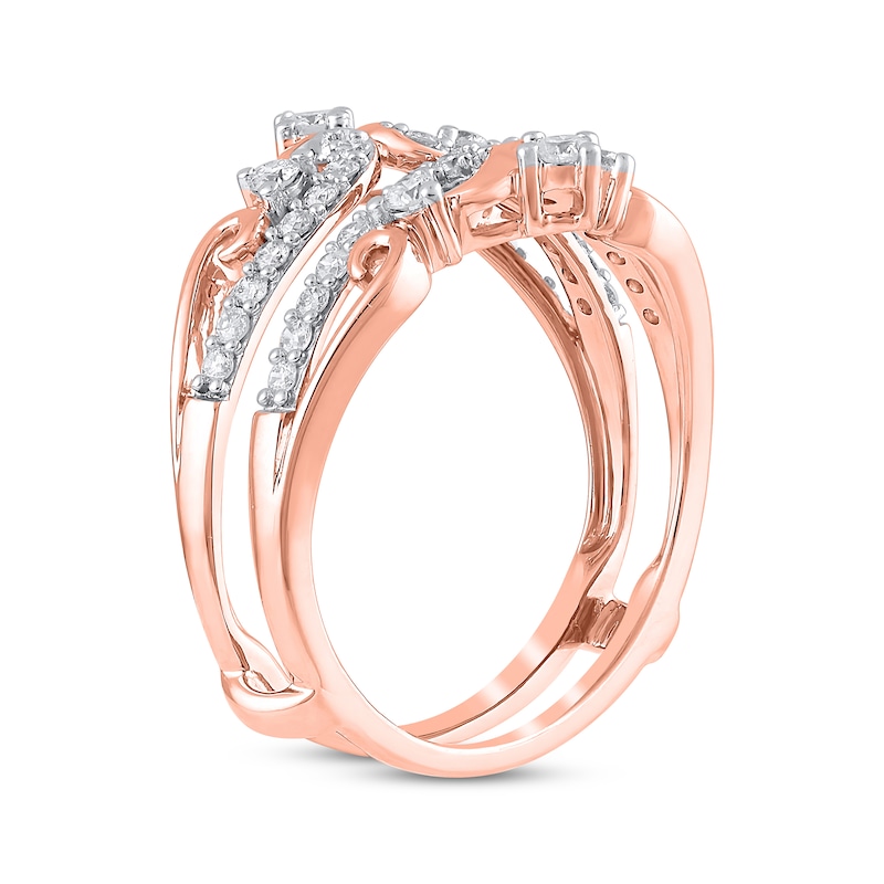 Main Image 2 of Previously Owned Diamond Enhancer Ring 1/2 ct tw Round-cut 14K Rose Gold