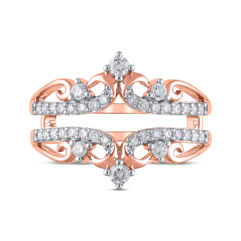 Main Image 3 of Previously Owned Diamond Enhancer Ring 1/2 ct tw Round-cut 14K Rose Gold