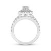 Thumbnail Image 3 of Previously Owned Diamond Bridal Set 1-5/8 ct tw Princess & Round-cut 14K White Gold