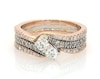 Thumbnail Image 1 of Previously Owned Ever Us Round-Cut Diamond Bridal Set 5/8 ct tw 14K Two-Tone Gold Size 8