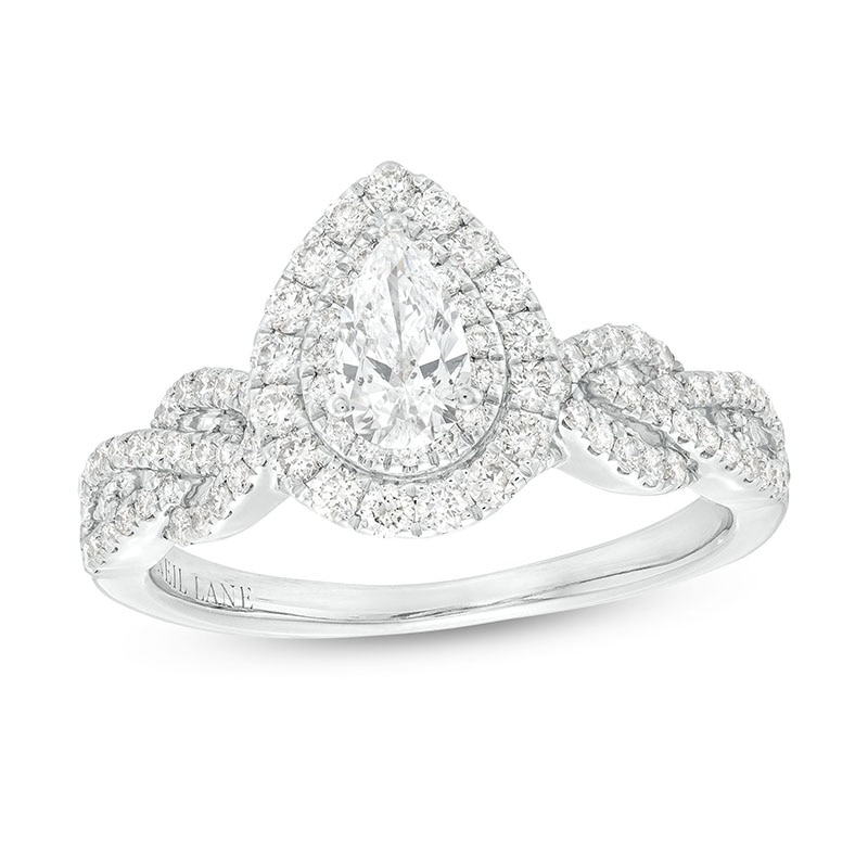 Main Image 1 of Previously Owned Neil Lane Diamond Engagement Ring 7/8 ct tw Diamonds 14K White Gold