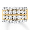 Thumbnail Image 1 of Previously Owned Diamond Anniversary Band 3 ct tw Round-cut 14K Yellow Gold Size 5.5
