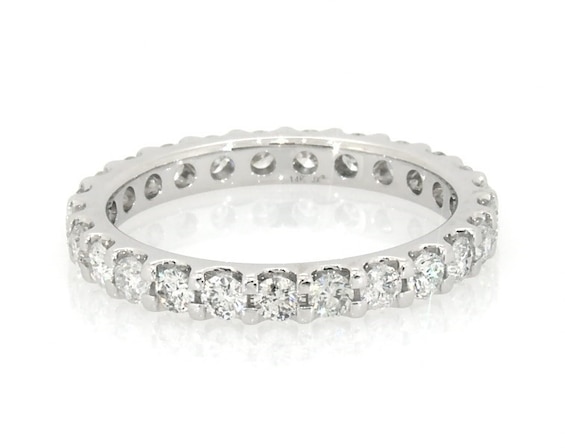 Previously Owned Diamond Eternity Ring 1 ct tw 14K White Gold 5.5