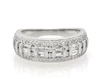Thumbnail Image 1 of Previously Owned Diamond Anniversary Ring 5/8 ct tw Round/Baguette 14K White Gold