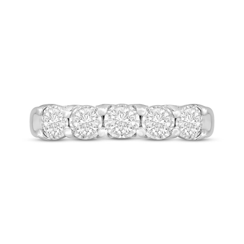 Main Image 3 of Previously Owned Diamond Anniversary Band 1/2 ct tw 10K White Gold