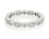 Thumbnail Image 1 of Previously Owned Diamond Milgrain Anniversary Ring 1/10 ct tw Platinum Size 7