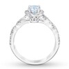 Thumbnail Image 2 of Previously Owned THE LEO First Light Diamond Engagement Ring 7/8 ct tw 14K White Gold